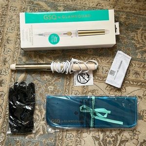 GSQ by GLAMSQUAD Adjustable Titanium Curling Wand